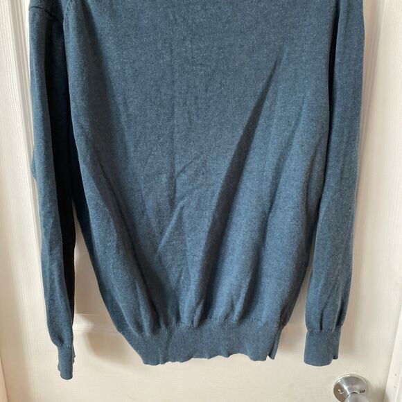 Geoffrey Beene Men’s Sweater Size Medium Cotton/Cashmere Lightweight Pullover - Picture 8 of 11